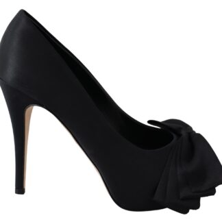 Dolce & Gabbana - Elegant Black Stretch Sock Pumps