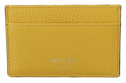 Jimmy Choo - Sunshine Yellow Leather Card Holder