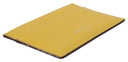 Jimmy Choo - Sunshine Yellow Leather Card Holder