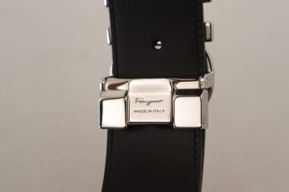 Salvatore Ferragamo - Elegant Reversible Calf Leather Belt