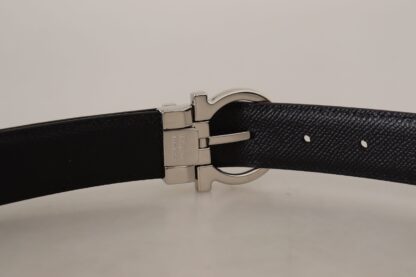 Salvatore Ferragamo - Elegant Reversible Calf Leather Belt