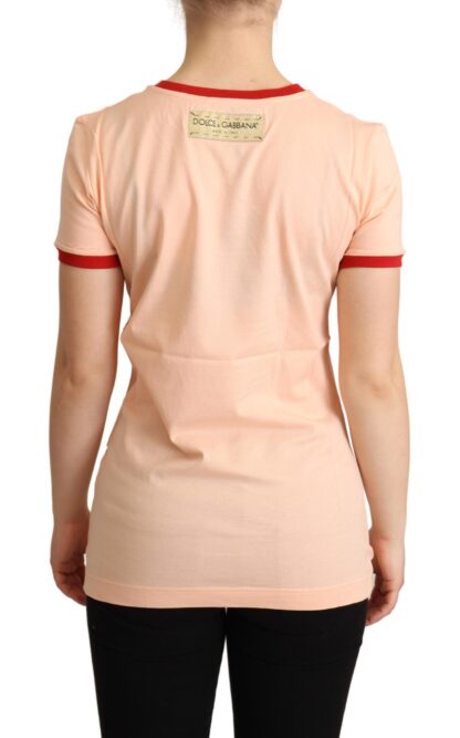 Dolce & Gabbana - Chic Pink Crewneck Cotton Tee