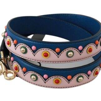 Dolce & Gabbana - Elegant Multicolor Leather Shoulder Strap