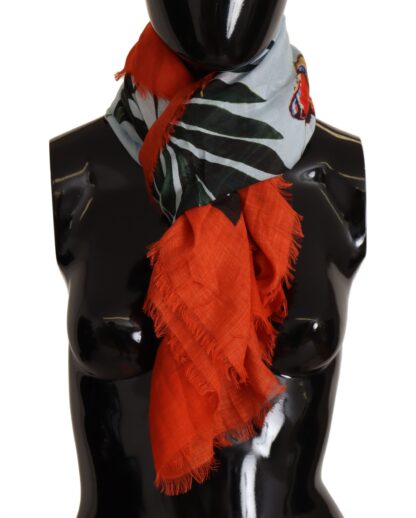 Dolce & Gabbana - Luxurious Leopard Print Modal-Cashmere Scarf