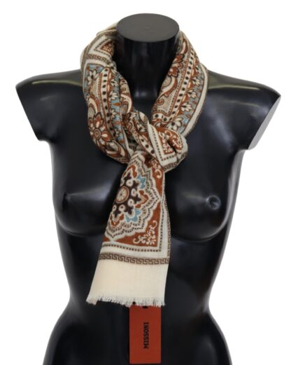 Missoni - Chic Wool Scarf with Baroque Elegance