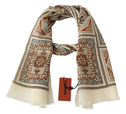 Missoni - Chic Wool Scarf with Baroque Elegance