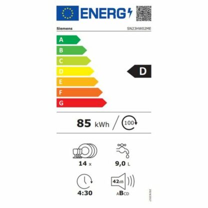 Πλυντήριο πιάτων Siemens AG SN23HW02ME 60 cm