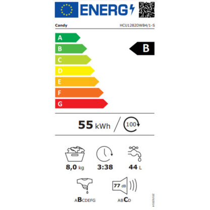 Πλυντήριο ρούχων Candy HCU1282DWB4/1-S 1200 rpm 8 kg