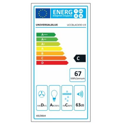 Διακοσμητική καμπάνα Universal Blue Estela Μαύρο