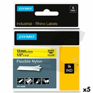 Πλαστικοποιημένη Ταινία για Στυλό Dymo 31000 Rhino™ 12 mm Αλουμίνιο (x10)