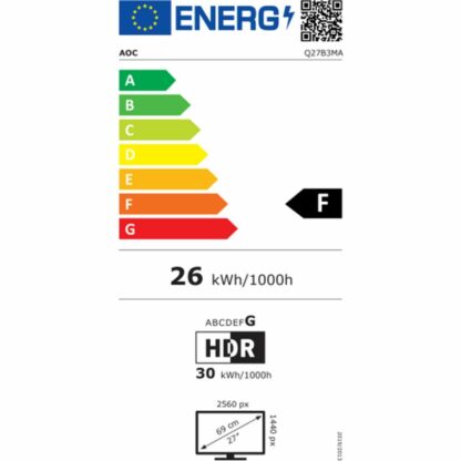 Οθόνη AOC Q27B3MA Quad HD 75 Hz