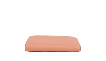 Michael Kors - Jet Set Travel Signature Leather Large Double Zip Wristlet Wallet Sherbert