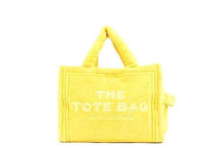 Marc Jacobs - The Terry Tote Yellow Medium Soft Terry Crossbody Handbag Purse