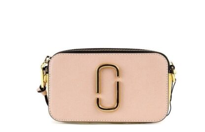 Marc Jacobs - The Snapshot Bag Colorblock Rose Saffiano Leather Handbag Purse