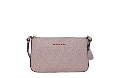 Michael Kors - Jet Set Small Powder Blush PVC Crossbody Tech Handbag Purse