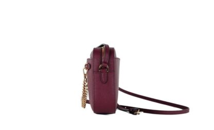 Michael Kors - Jet Set Large East West Mulberry Leather Zip Chain Crossbody Bag