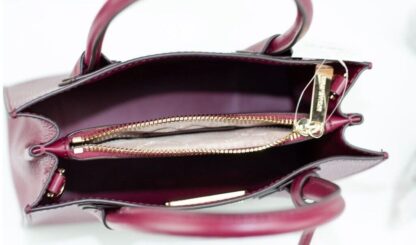 Michael Kors - Mercer Medium Mulberry Leather Messenger Crossbody Handbag Purse