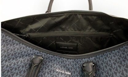 Michael Kors - Harrison Admiral Signature PVC Duffle Travel Weekend Luggage Bag