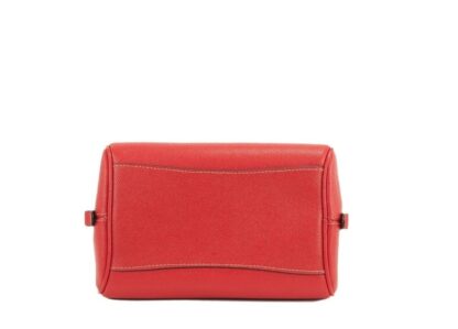 COACH - Sydney Small Miami Red Crossgrain Leather Satchel Crossbody Bag