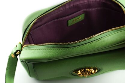 Versace - Elegant Mint Green Leather Camera Case Bag