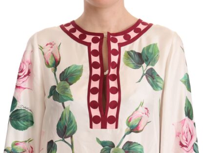 Dolce & Gabbana - Exquisite Floral Silk Kaftan Dress