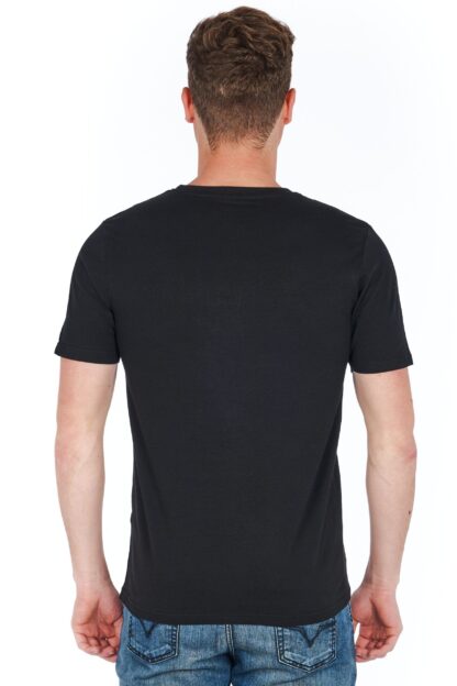 Jeckerson - Chic Black Jersey Tee with Emblematic Style