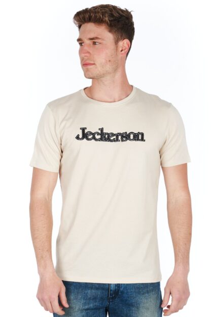 Jeckerson - Sleek Silver Slim Fit Jersey T-Shirt