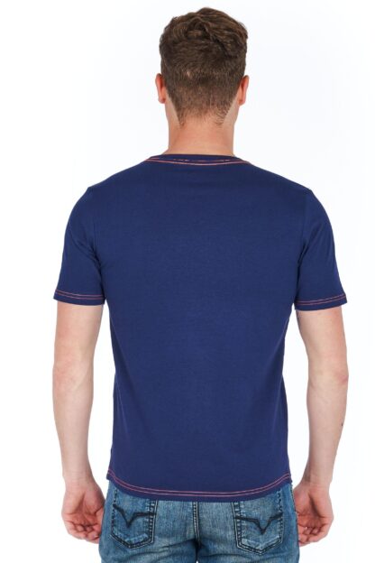 Jeckerson - Sleek Blue Jersey Tee with Logo Detail