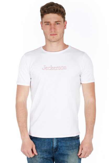 Jeckerson - Slim Fit Logo Tee with Short Sleeves