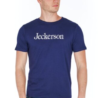 Jeckerson - Slim Fit Logo Jersey Tee in White