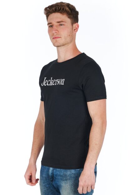 Jeckerson - Sleek Jersey Logo Tee - Slim Fit Elegance