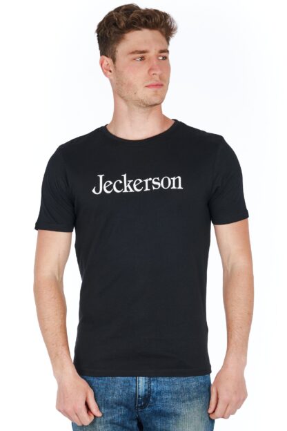 Jeckerson - Sleek Jersey Logo Tee - Slim Fit Elegance