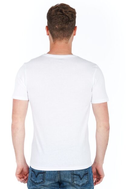 Jeckerson - Slim Fit Logo Jersey Tee in White