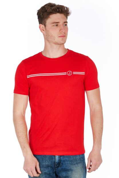 Jeckerson - Slim Fit Jersey Tee with Front Print