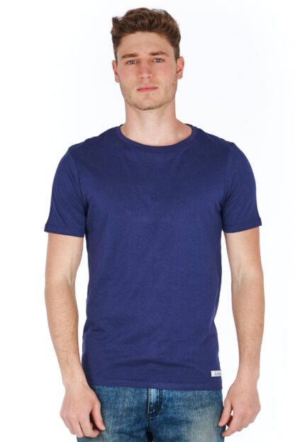 Jeckerson - Chic Slim-Fit Jersey Tee with Mini Logo Accent