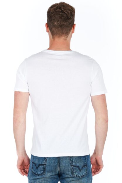 Jeckerson - Sleek White Slim Fit Jersey Tee