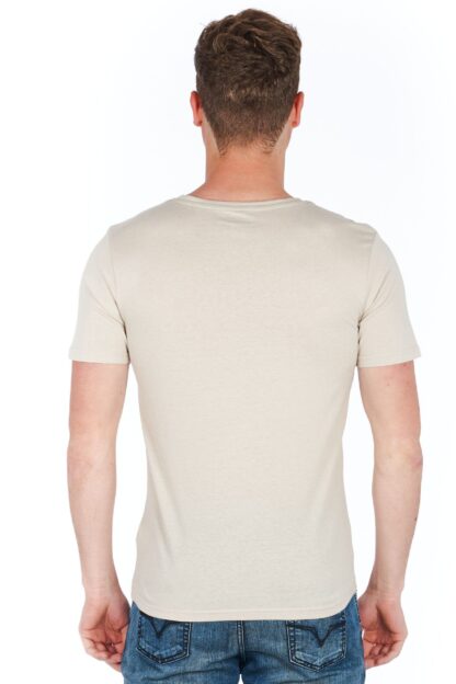 Jeckerson - Slim Fit Silver Cotton Tee