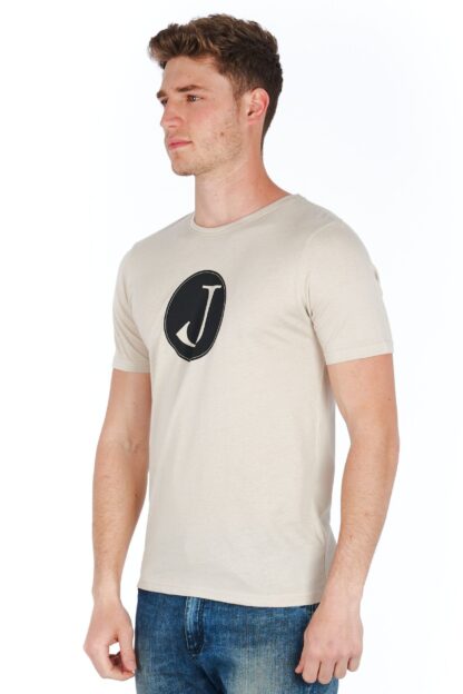 Jeckerson - Slim Fit Silver Cotton Tee