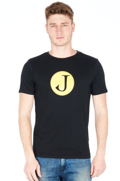 Jeckerson - Sleek Black Slim Fit Jersey Tee