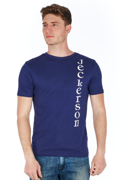 Jeckerson - Slim Fit Vertical Logo Jersey Tee