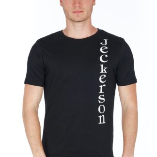 Jeckerson - Sleek Silver Slim Fit Logo Tee