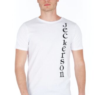 Jeckerson - Sleek Jersey Tee with Vertical Logo