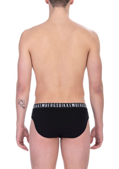 Bikkembergs - Sleek Black Bi-Pack Briefs for Men