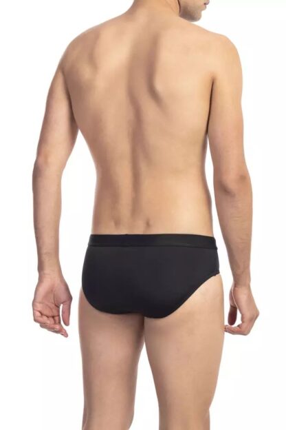 Karl Lagerfeld - Classic Monocolor Swim Speedo with Logo Patch