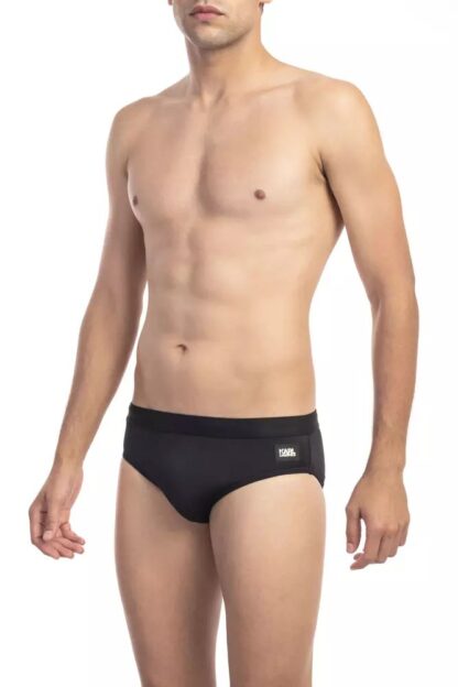 Karl Lagerfeld - Classic Monocolor Swim Speedo with Logo Patch