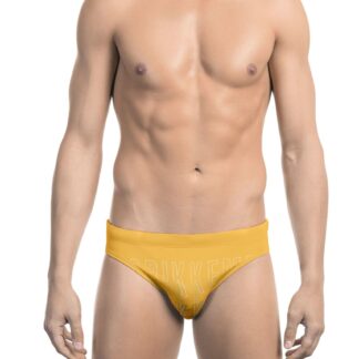 Bikkembergs - Orange Polyester Men Swim Short