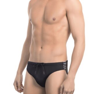 Bikkembergs - Sleek Blue Swim Shorts with Signature Band