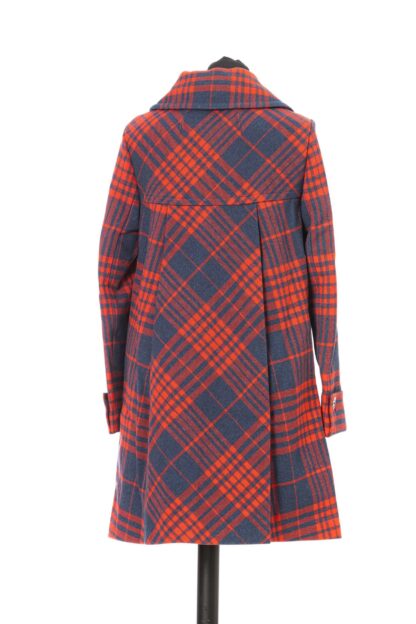 Jacob Cohen - Elegant Flared Check Print Coat