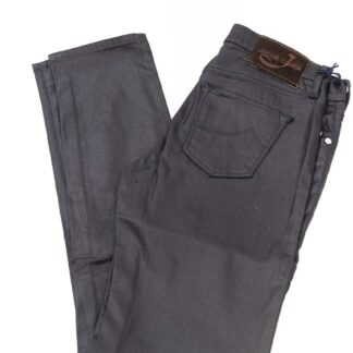 Jacob Cohen - Chic Slim-Fit Gray Pony Skin Label Jeans