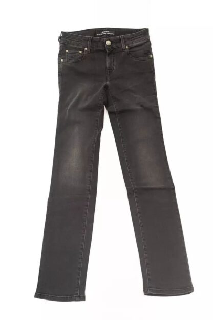 Jacob Cohen - Sleek Black Slim-Fit Designer Jeans